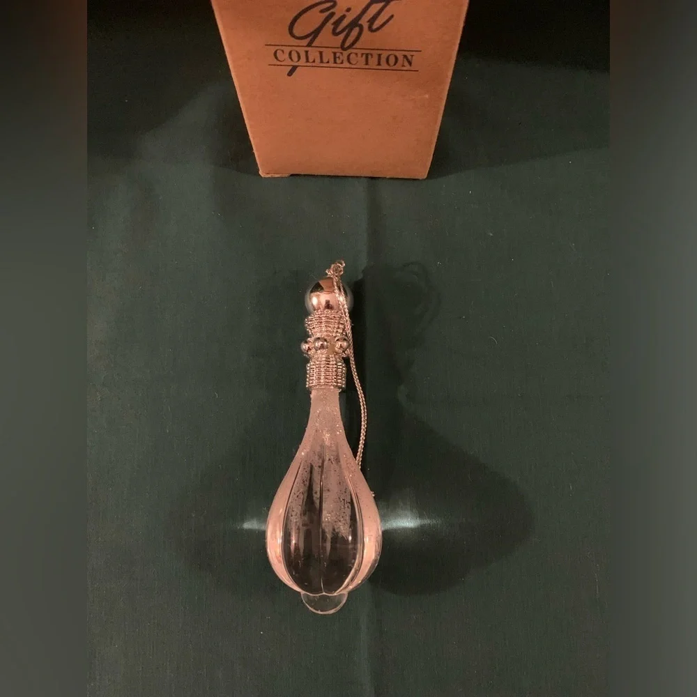Vintage 2000 Avon Crystal Teardrop Ornament